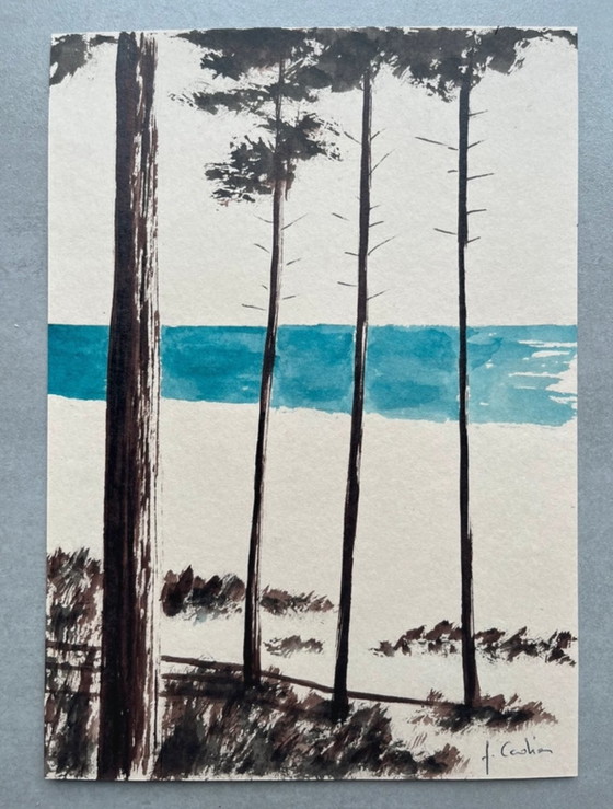 Image 1 of Artist's sketch 21x15cm