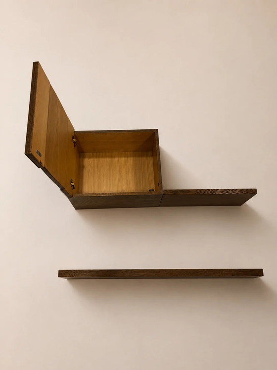 Vintage brutalistisch modulair wandrek – Mid Century Modern (photo 4 of 4)