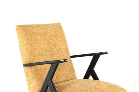 Image 1 of Fauteuil 'De Lier' Vintage Nieuw Gestoffeerd
