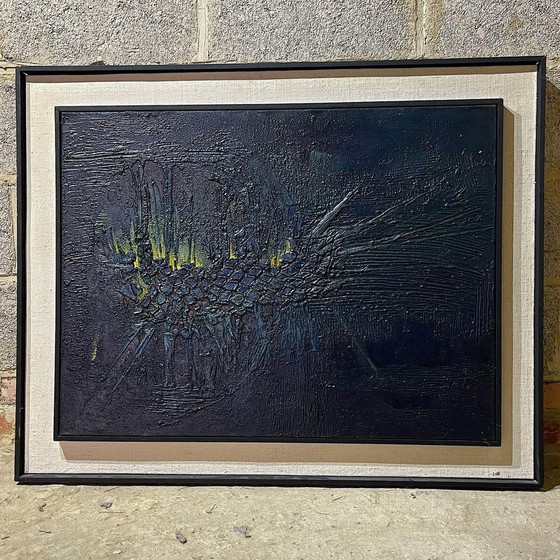Erwin Mackowiak, Composition Abstraite, Huile sur Panneau, Années 1960 – Peintures et dessins (photo 3 of 9)