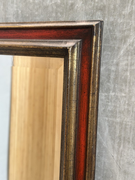 Image 1 of Miroir vintage Deknudt Belgique - 123 x 47 cm