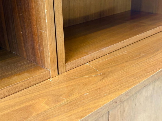 Image 1 of Woonkamermeubel uit het midden van de 20e eeuw, gemaakt van teakhout, Zwitserland, jaren 60.