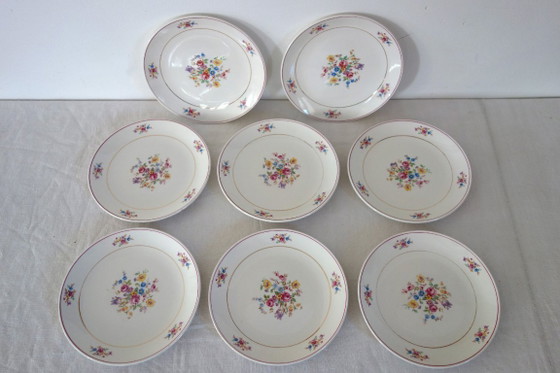 8 Gien Dessertborden circa 1940 – Servies, Porcelain (photo 2 of 8)