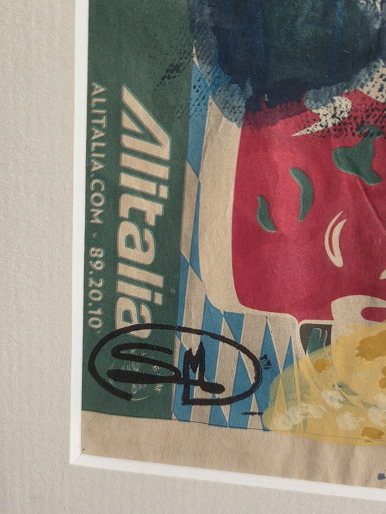 Image 1 of Salvatore Masciullo verf op krant 