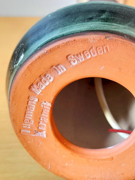 Lampe en céramique Tilgmans Sweden 1960