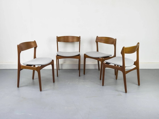 Danish Teak Dining Chairs by Erik Buch for OD Møbler, 1960s, Set of 4 – Scandinavian (photo 24 of 24)