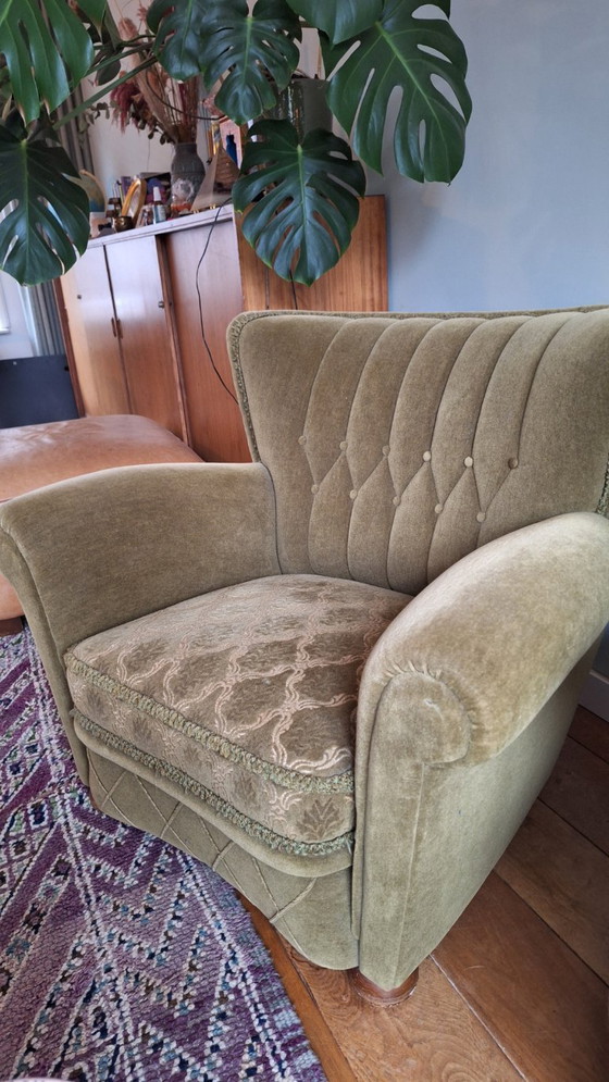 Image 1 of Retro vintage oorfauteuil 