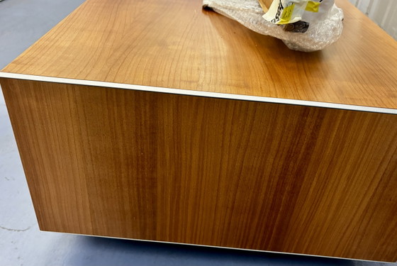 Image 1 of Origineel Lignet Roset tv-meubel/designer HiFi tv-meubel van kersenhout op wielen/lengte: 108 cm