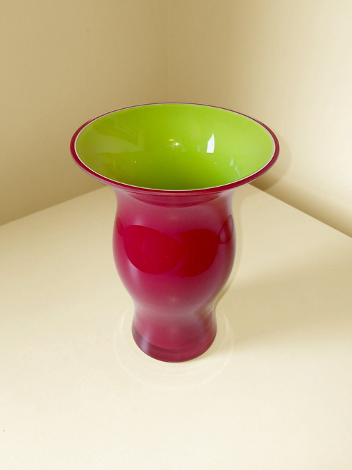 Vaso incamiciato bicolore Carlo Nason