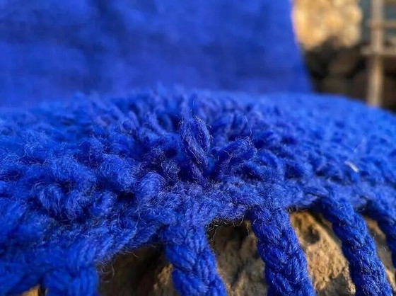 Blauer Berber-Teppich aus Wolle 200cm x 300cm – Teppiche & Läufer, Wool (photo 5 of 8)