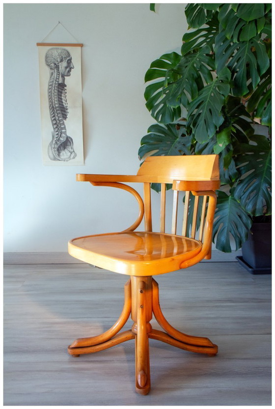 Image 1 of Amerikaanse fauteuil van ZMG Radomsko (voorheen Thonet) uit de jaren 70.