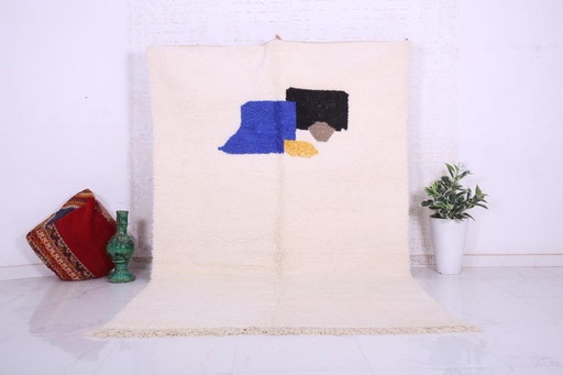 Handgemaakt vloerkleed van puur wol, traditioneel vakmanschap, afmeting 2/3 meter – Aime Té, vloerkleden en tapijten, Wool