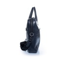 Sacoche pour ordinateur portable Coach, bleu, motif crocodile