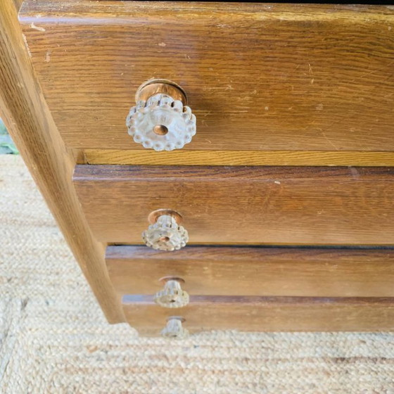 Cassettiera vintage - maniglie a fiori – Cassettiere, Legno (photo 9 of 13)