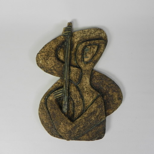 Scultura murale, targa murale nello stile di Joop Puntman