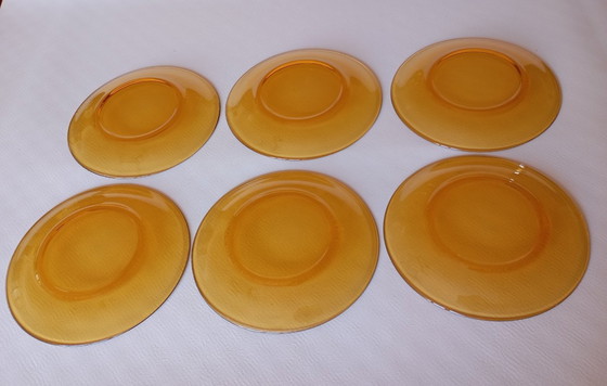 Image 1 of Vereco vintage amber dinner plates