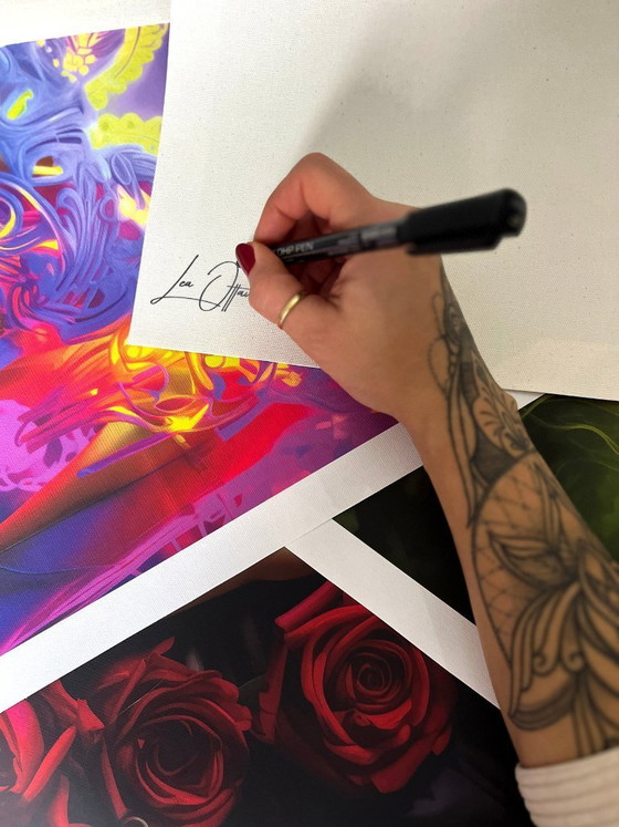 Image 1 of Léa OTTAVI - Frida's Bold - Digital painting on canvas