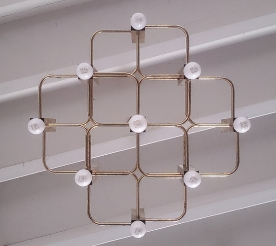 Image 1 of Gaetano Sciolari chandelier, Boulanger from the 70s