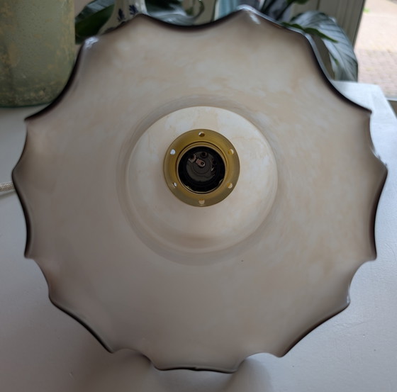 Image 1 of Wunderschöne, einzigartige Pendelleuchte aus Marmorglas