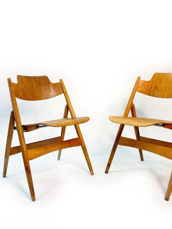 Image 1 of Sedia pieghevole Eiermann: un classico del design di metà secolo