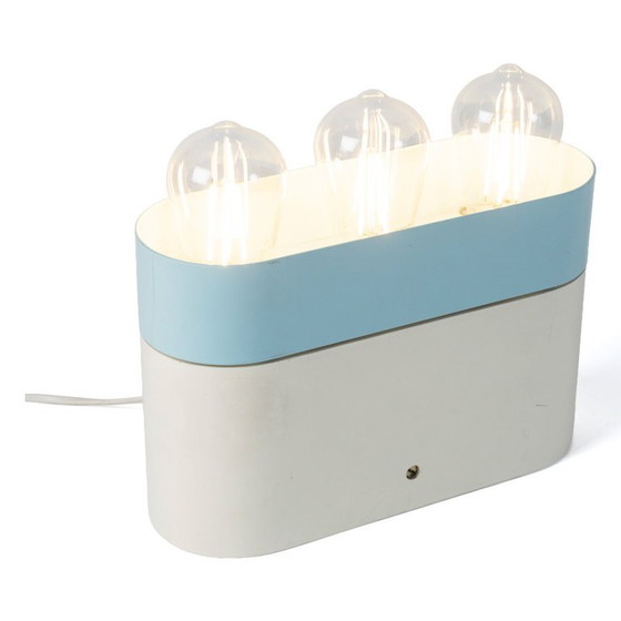 "Transistor" Tischlampe, Italien, 1980 – Tischlampen, Metal, Wood (photo 4 of 6)