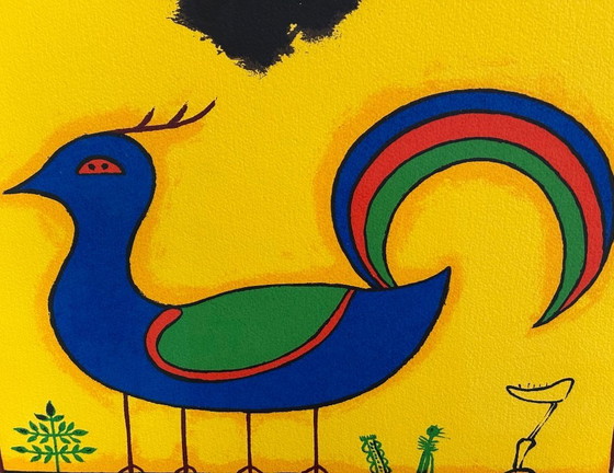 Image 1 of Serigrafía de Martin Bradley Blue Bird