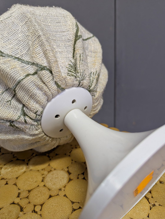 Image 1 of Set 2 vintage nachtlampjes wol/ kunststof