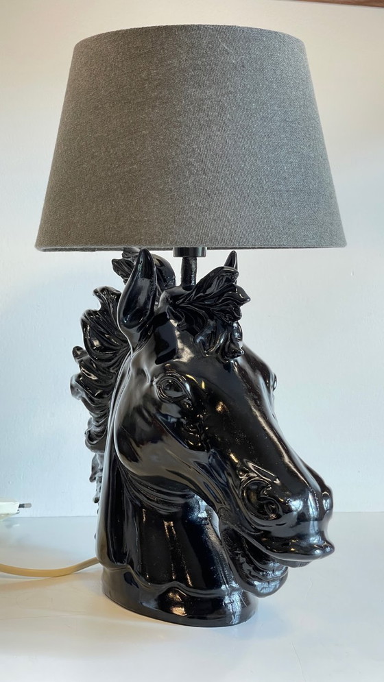 Image 1 of 80s horse lamp by Codico Strasbourg