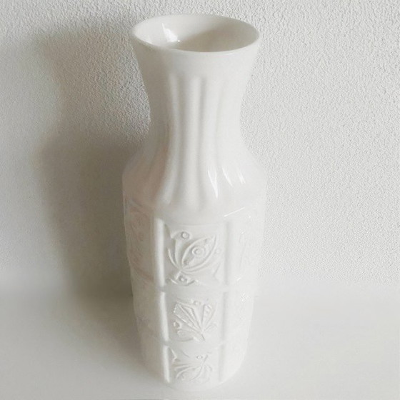 Image 1 of Jarrón Bay de Alemania Occidental, blanco, años 50