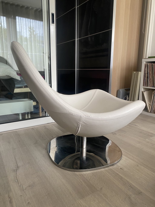 Fauteuil pivotant en cuir IKEA