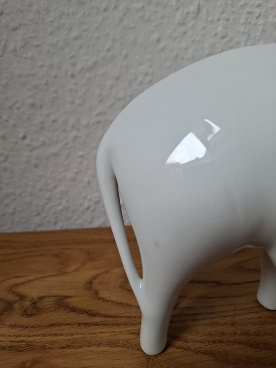 Image 1 of Royal DUX, Jaroslav Ježek, EXPO 58, Porcelana Blanca Elefante