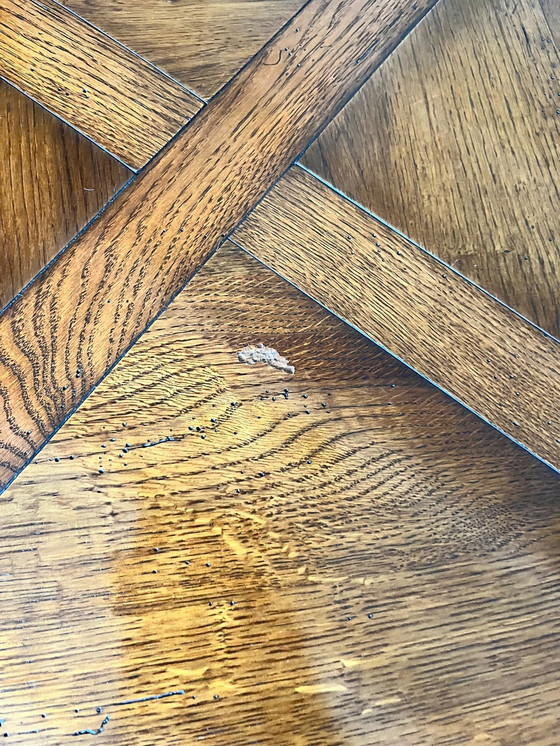 Image 1 of cherry coffee table and side table