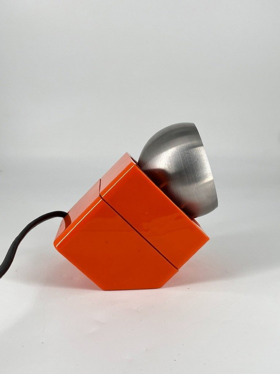 OSRAM Minispot 41601 Space Age Tafellamp in Oranje, Duitsland jaren 70 – Tafellampen, Plastic, Metal (photo 2 of 12)
