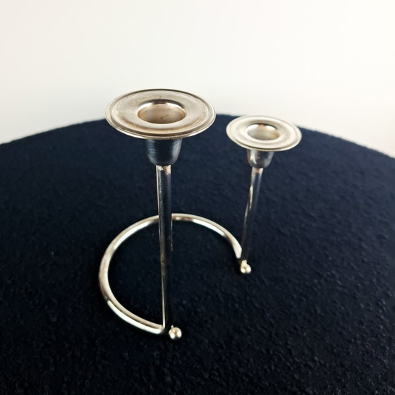 Image 1 of Vintage kandelaar BMF verzilverd jaren 70