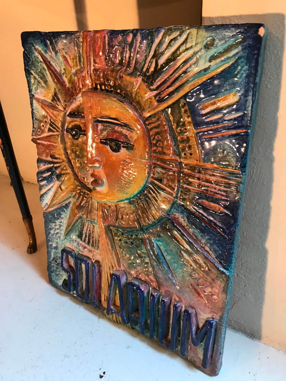 Image 1 of Carlo Domenicis glazed terracotta tile