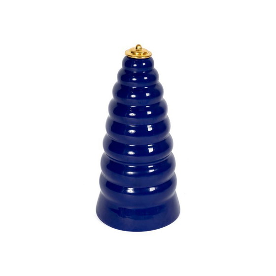 Vase en céramique d'Ugo La Pietra pour Superego Editions, 1990 – Ceramic, Brass (photo 3 of 5)