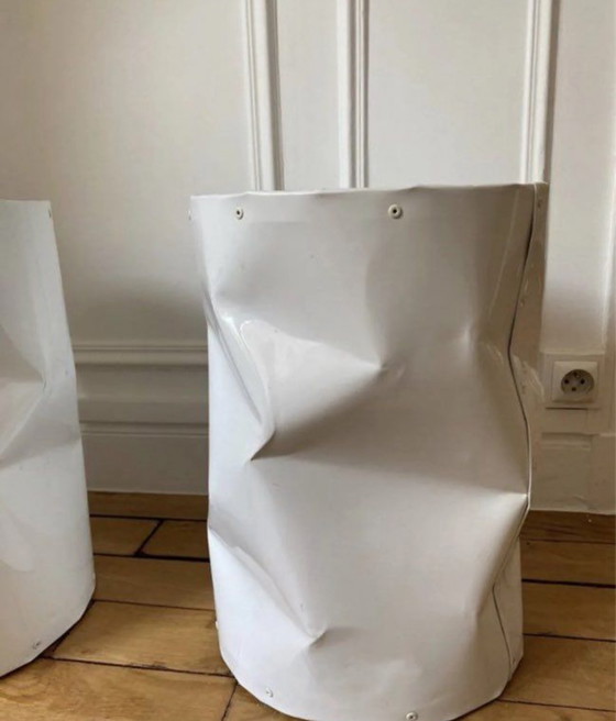 Image 1 of Designer side table / stools 1980 post modern 