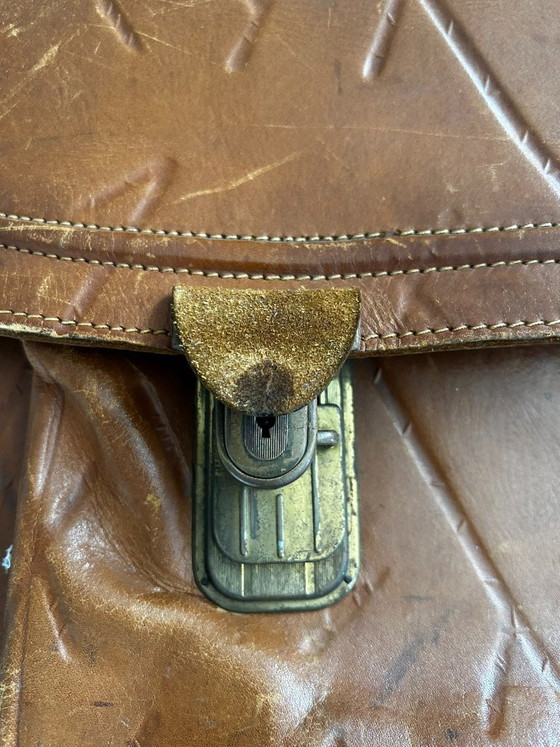 Image 1 of Sac en cuir, vintage, années 1960