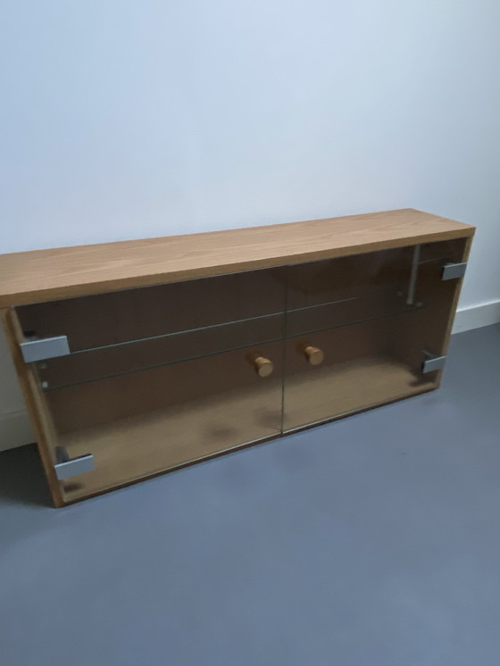 Image 1 of Vintage vitrine hangkastje uit jaren 70/80