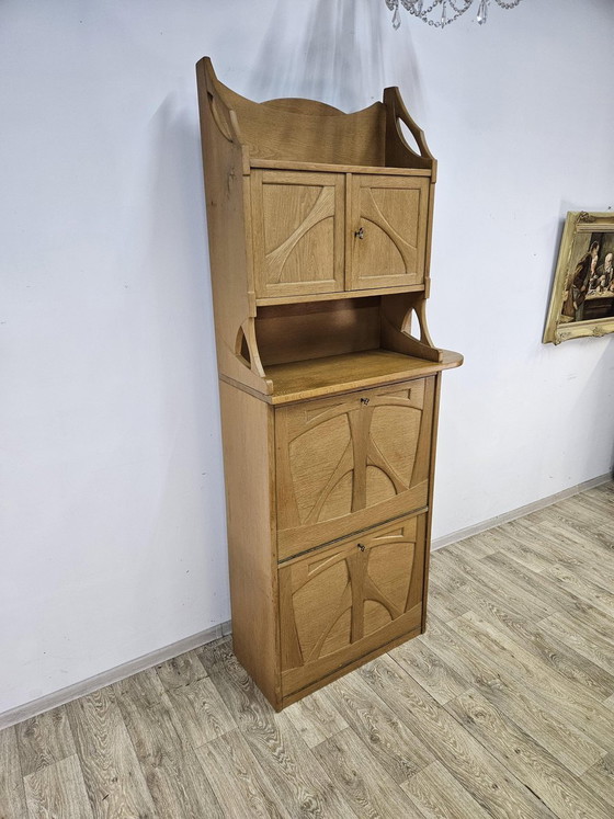 Armario de Roble Art Nouveau con Secreter, años 20 – Aparadores altos (photo 6 of 26)