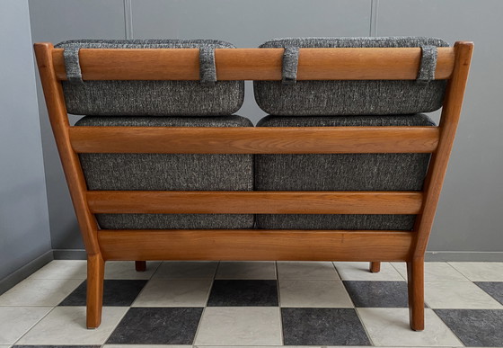 Image 1 of Teak 2-Seat Sofa by Juul Kristensen for Glostrup Denmark