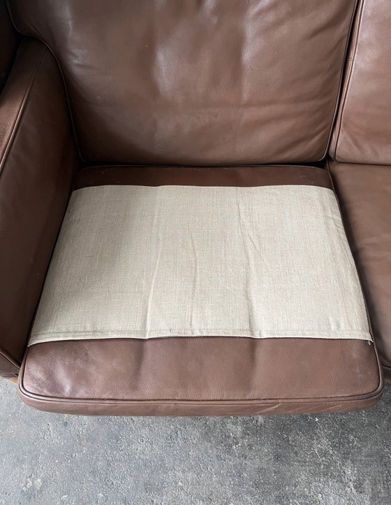 Image 1 of Borge Morgensen Coupé 2292 Vintage Designer Sofa Couch Leather