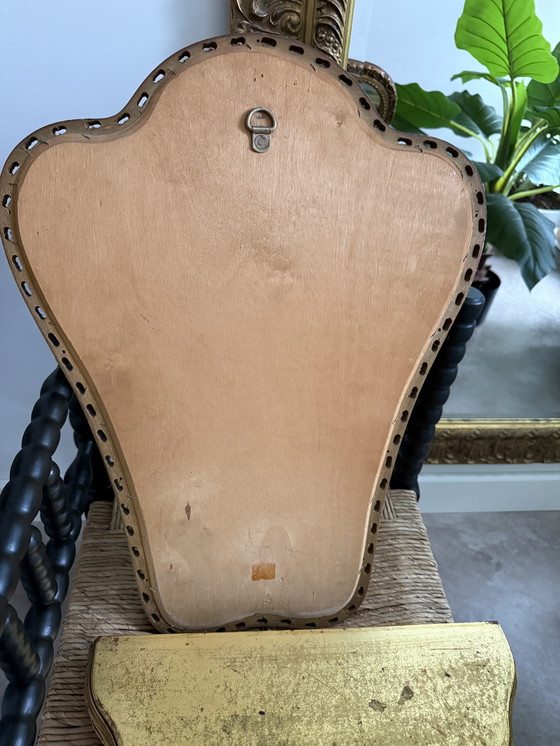 Image 1 of Antique Mirror With Console