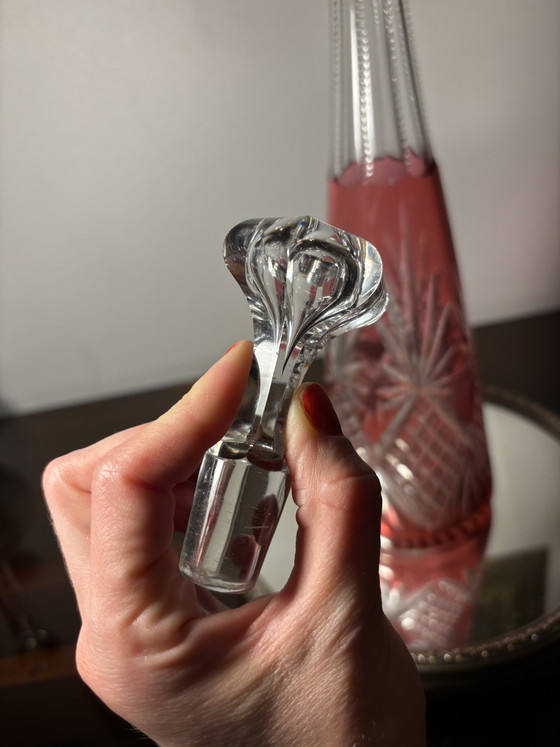 Caraffa Saint Louis Overlay Pre 1936 – Bicchieri e caraffe, Crystal (photo 9 of 13)