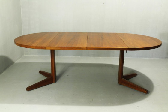 Image 1 of Danish Teak Extendable Dining Table, 1980s