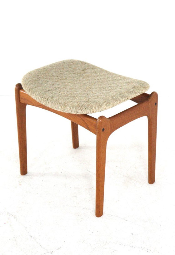 Erik Buch per O.D. mobler sgabello vintage danese – Sgabelli, Wood (photo 7 of 12)