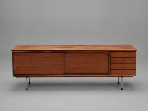 Teak-Lowboard im Mid-Century-Stil – Jos De Mey für Pauvers – Belgisches Design