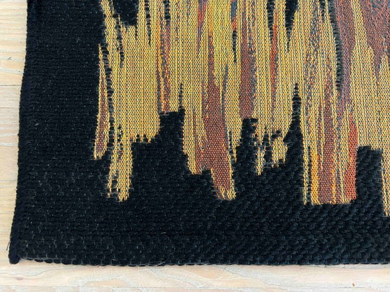 Image 1 of Vintage wall hanging tapestry 50s 60s Hawaiian women dancers