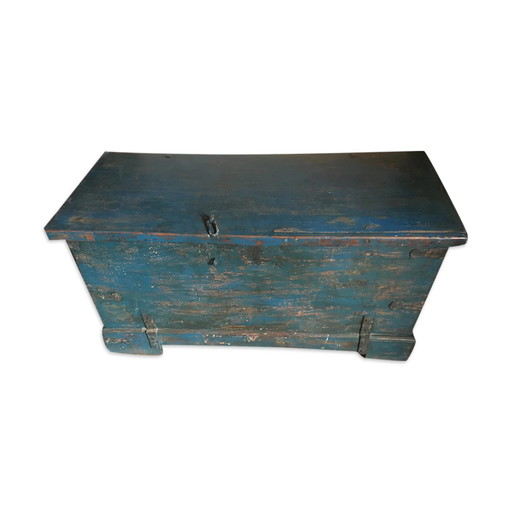 Baule indiano blu