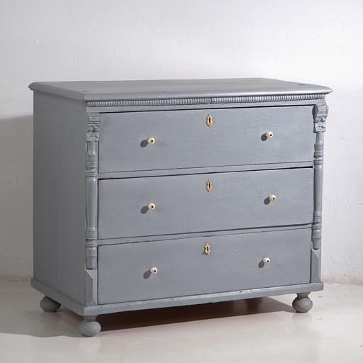 Large antique three drawer dresser (c.1920) #44